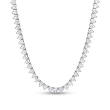 72 Carat Heart Cut Full Moissanite Diamond Necklace